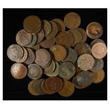 (50) INDIAN HEAD CENTS AG-G