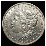 1896-O MORGAN DOLLAR NICE AU/BU