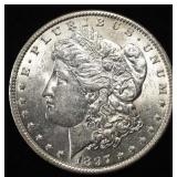 1897-O MORGAN DOLLAR FROSTY BU