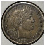 1898 BARBER QUARTER AU