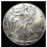 2002 AMERICAN SILVER EAGLE