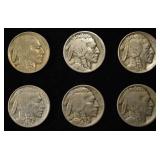 6 BETTER DATE EARLY BUFFALO NICKELS