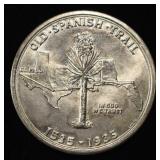 1935 SPANISH TRAIL COMMEM HALF DOLLAR GEM BU