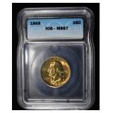 1959 WASHINGTON QUARTER ICG MS67