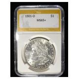 1901-O MORGAN DOLLAR PGA GEM BU