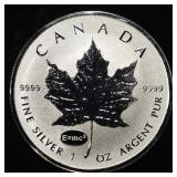 2015 MAPLE LEAF 1 OZ .999 SILVER ROUND