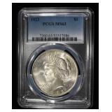1923 PEACE DOLLAR PCGS MS-63