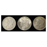 1921-P,D&S MORGAN DOLLAR BU