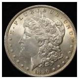1896 MORGAN DOLLAR GEM BU