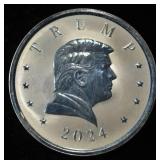 2024 TRUMP 1 OZ .999 SILVER ROUND