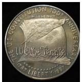 1987-S DOLLAR COMMEM CONSTITUTION