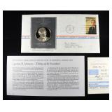 LYNDON B. JOHNSON 92.5% SILVER ROUND