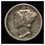 1926-S MERCURY DIME XF
