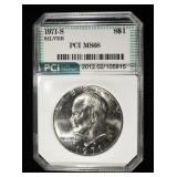 1971-S SILVER EISENHOWER DOLLAR PCI SUPERB GEM+ BU