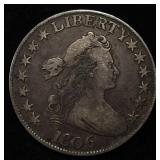 1806 BUST HALF DOLLAR VF