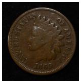 1869 INDIAN CENT VG