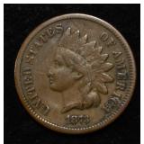 1873 INDIAN CENT VF