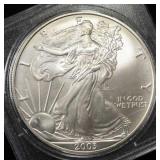 2003 AMERICAN SILVER EAGLE