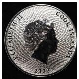 2023 COOK ISLANDS 1 OZ .999 SILVER DOLLAR