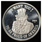 I WANT YOU 1 OZ .999 SILVER ROUND