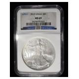 2010 AMERICAN SILVER EAGLE NGC MS69