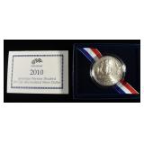 2010 AMERICAN VETERANS 1 OZ .999 SILVER $1