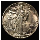 1941-S WALKING LIBERTY HALF DOLLAR GEM BU