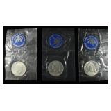 (3)1971 EISENHOWER UNCIRCULATED SILVER DOLLARS