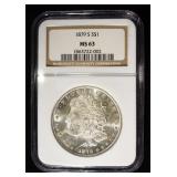 1879-S MORGAN DOLLAR NGC MS63