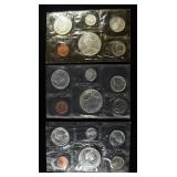 (3) 1965 CANADIAN SILVER PROOFLIKE SETS