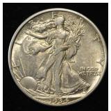 1934-D WALKING LIBERTY HALF DOLLAR AU/BU