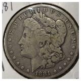 1881 MORGAN DOLLAR