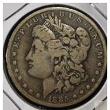 1885-O MORGAN DOLLAR
