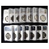(14) 1776-1976 KENNEDY HALF DOLLAR NGC GENUINE