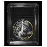1987 AMERICAN SILVER EAGLE NEC PERFECT GEM BU