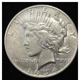 1934-S PEACE DOLLAR VF