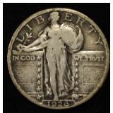 1926 STANDING LIBERTY QUARTER XF