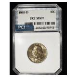 1962-D WASHINGTON QUARTER PCI SUPERB GEM BU