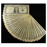 (25) SILVER CERTIFICATES