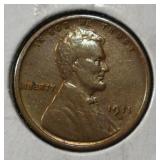 1911-D WHEAT CENT XF/AU