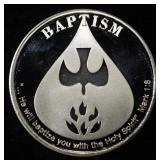 BAPTISM 1 OZ .999 SILVER ROUND
