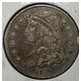 1836 CAPPED BUST QUARTER RARE XF