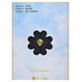 .7 GRAM GOLD NUGGET IN CARD