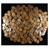 (500) WHEAT CENTS: MIXED DATES