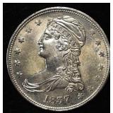 1837 BUST HALF DOLLAR BU