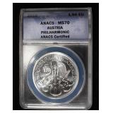2010 AUSTRIA PHILHARMONIC ANACS MS70