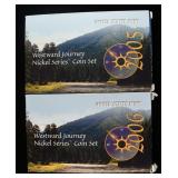 2005-06 WESTWARD JOURNEY NICKEL SERIES COIN SET
