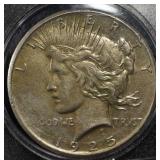 1925 PEACE DOLLAR NO-FEATHERS