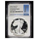 2024-W AMERICAN SILVER EAGLE NGC PF70 ULTRA CAMEO