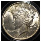 1923 PEACE DOLLAR BU